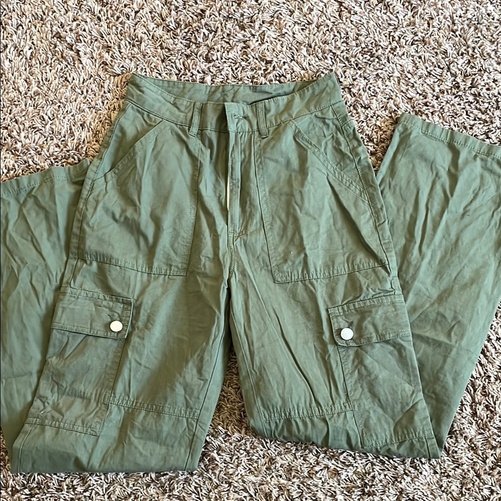 SHEIN Khaki Cargo Pants